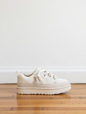 UGG Lo Lowmel Jasmine Beige Women's Sneakers Size 7 New